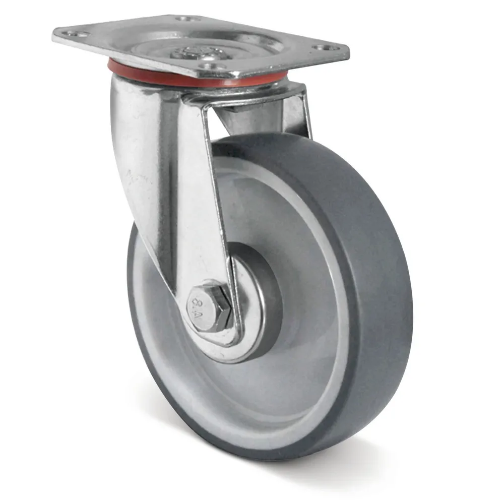 Lenkrolle TPE Basic, spurlos, Ø x Breite 200 x 50 mm, TK 200 kg