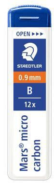 STAEDTLER Feinmine Mars micro carbon 250 09-B 0,9mm 12 St./Pack.