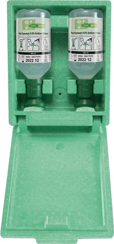 Augenspülstation 2x0,5l H280xB230xT110ca.mm