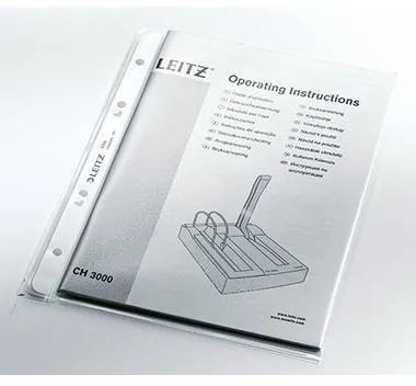 Leitz Prospekthülle Premium 47050003 A5 0,13mm PP tr 100 St./Pa