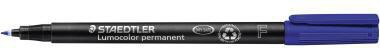 STAEDTLER Folienstift Lumocolor 318-3 0,6mm permanent blau