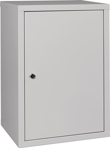 Hängeschrank H600xB400xT300mm Vollblech,1 BD lichtgrau/lichtgrau