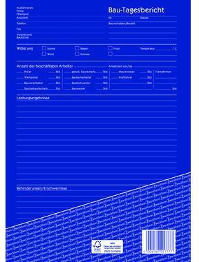 Avery Zweckform Bautagesbericht 1777 DIN A4 3x40Blatt