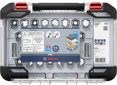 Bosch Lochsägen-Set PRO Multi Material PC Plus 14tlg. D.20-76mm Arbeits-L.44mm