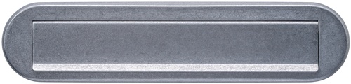 Briefeinwurf VA Edelstahl vibriert ov.77mm 340mm INTERSTEEL