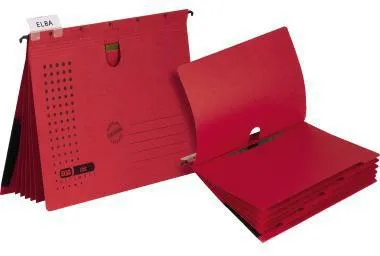 ELBA Hängehefter chic ULTIMATE 100333013 DIN A4 rot 5 St./Pack.
