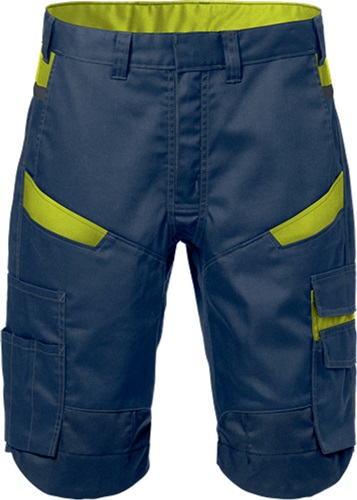 FRISTADS Shorts 2562 STFP Gr.C46 Marine/Warnschutz-Gelb