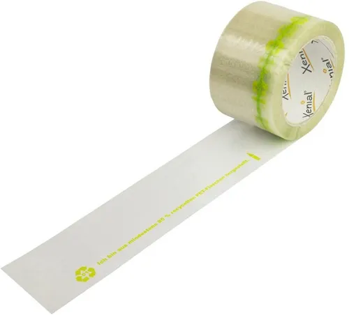 Klebeband Breite 75mm Länge 100m Stärke 37µ transparent recyceltes PET TRANSPAK