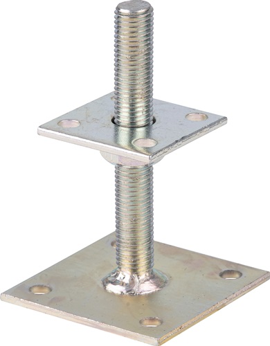 I-Pfostenträger 70x70x100x100x150mm galv.verz.d.pass.STA roh GAH