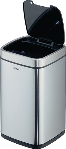 Abfallsammler NO TOUCH 12L 12l H430mm VA/Ku.metallic silber DURABLE