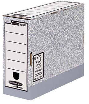 Bankers Box Archivschachtel System 1080501 grau/weiß