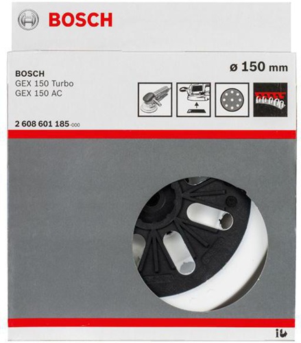 Bosch Schleifteller D.150mm weich m.Klettverschluss f.GEX125-150 AVE/GEX 150