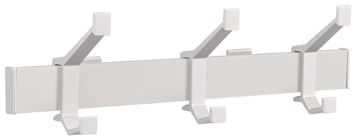 Wandgarderobe Aluminium F1 matt silber Wandmontage Hakenabstand 150 mm HERMETA