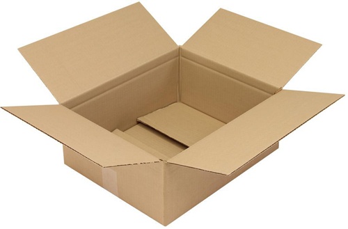 Faltkarton 1-wellig Maße 400x330x160mm Qualität 1.30 C braun TRANSPAK