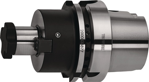 TECWERK Quernutaufsteckfräsdorn DIN 69893A Spann-D.16mm HSK-A63 A.-L.100mm