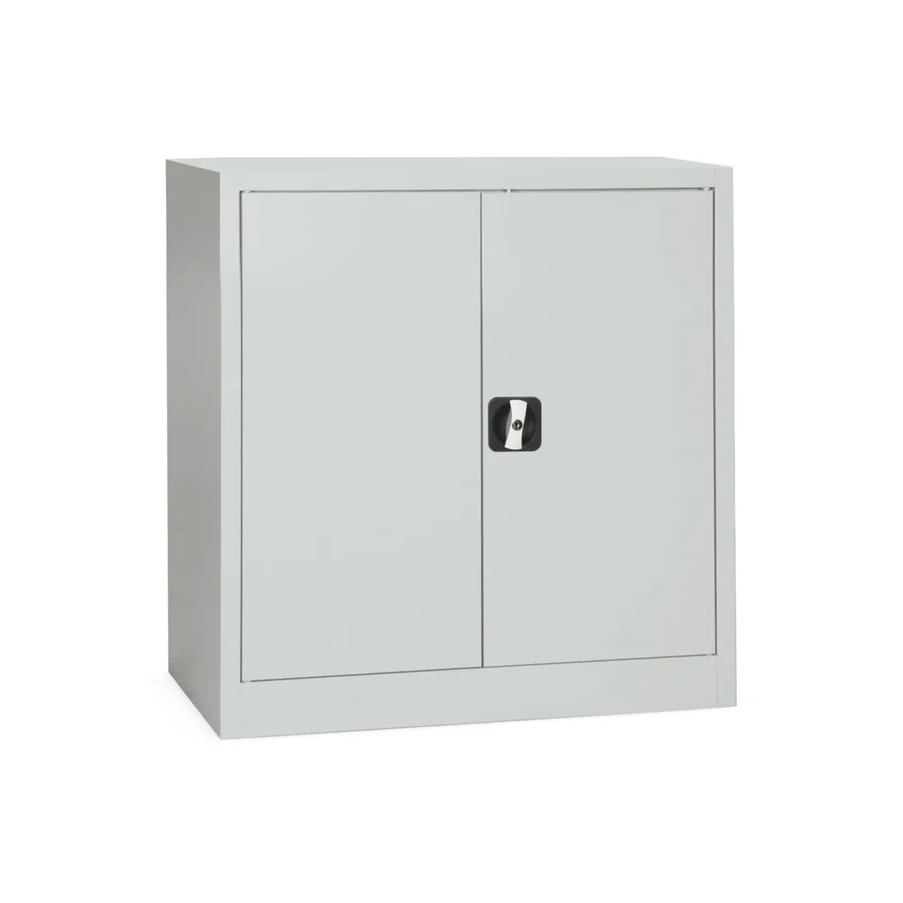 HEMMDAL Flügeltürschrank, 2 OH, Breite 800 mm, lichtgrau