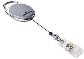 DURABLE Ausweishalter JoJo STYLE 832410 grau 10 St./Pack.