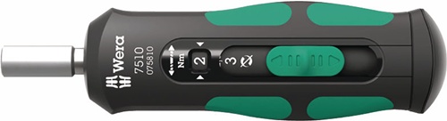 Drehmomentschraubendreher 7510 1/4 Zoll 1-3 Nm WERA