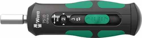 Drehmomentschraubendreher 7510 1/4 Zoll 1-3 Nm WERA
