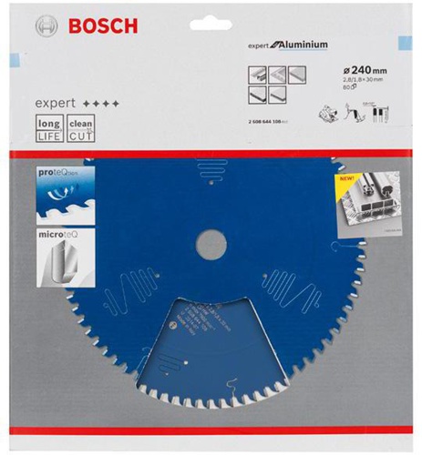 Bosch Kreissägeblatt Expert for Aluminium D.240mm Bohrung 30mm 80Zähne HLTCG