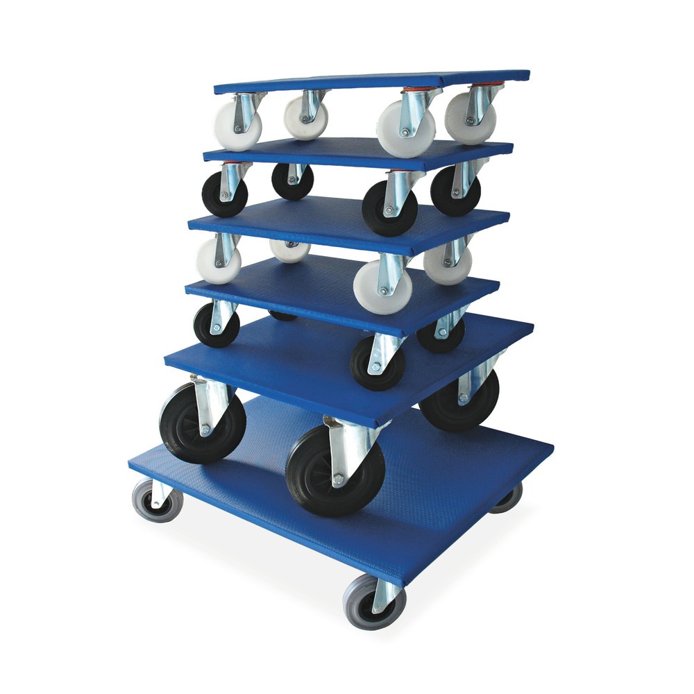 Transportroller, Tragkraft 500 kg, Polypropylen-Bereifung, 2 Stk./VE