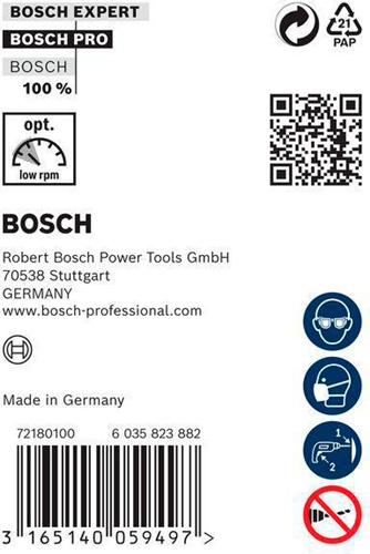 Bosch Schalungsbohrer PRO Wood D.10mm L.600mm Schaft-D.8mm HSS f.Bohrm.m.13mm-Futter