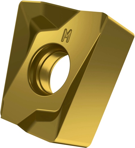 Fräswendeschneidplatte ISO LNMU 160720SR-M:M8330 D.5,7mm PVD beschichtet Gold