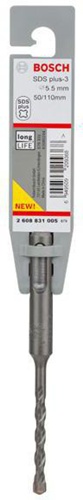 Bosch Hammerbohrer Arbeits-L.50mm D.5,5mm L.110mm SDS plus-3