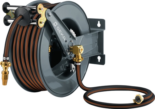 Schlauchaufroller PA30GSK Anschl.-Gew.33,25mm G 1 AG Zoll pulv.STA GEKA