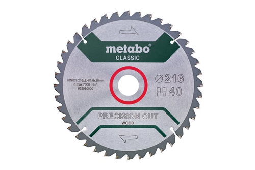 Kreissägeblatt cordless cut wood classic AD 216mm Z.40 Bohr.30mm Schnitt-B.2,4mm