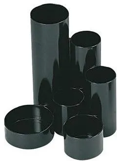 WEDO Stifteköcher Junior 245257201 6Fächer Kunststoff schwarz