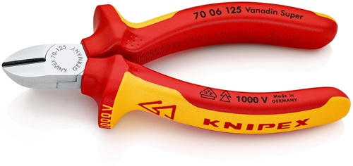 Seitenschneider L.125mm VDE Mehrkomp.-Hüllen KNIPEX