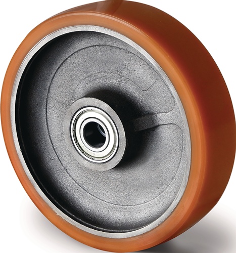 TECWERK Ersatzrad Polyurethan/Guss Nabenlänge 60 mm 