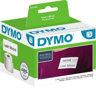 DYMO Namensschildetikett S0722560 89x41mm weiß 300 St./Rl.