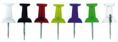 ALCO Pinnwandnadel 663-26 farbig sortiert 100 St./Pack.