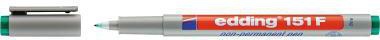 edding Folienschreiber 151 F 4-151004 non-permanent grün