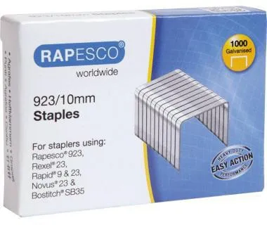 RAPESCO Heftklammern 1237 923/10mm verzinkt