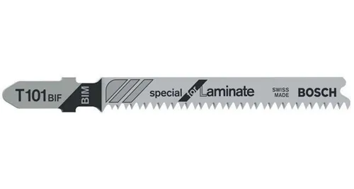 Bosch Stichsägeblatt T 101 BIF Gesamt-L.83mm Zahnt.1,7mm BIM 5 St./Karte
