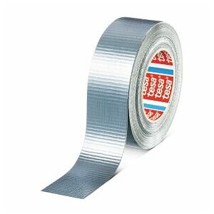 TESA Recyceltes Gewebe-Klebeband Heavy Duct Tape, grau, BreitexLänge (mmxm): 50X50
