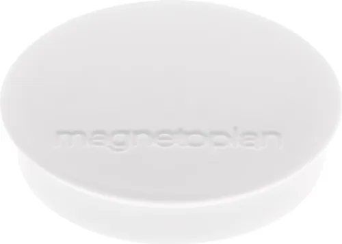 Magnet Basic D.30mm weiß MAGNETOPLAN