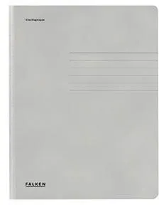 Falken Jurismappe 80001464 DIN A4 3 Klappen Karton grau