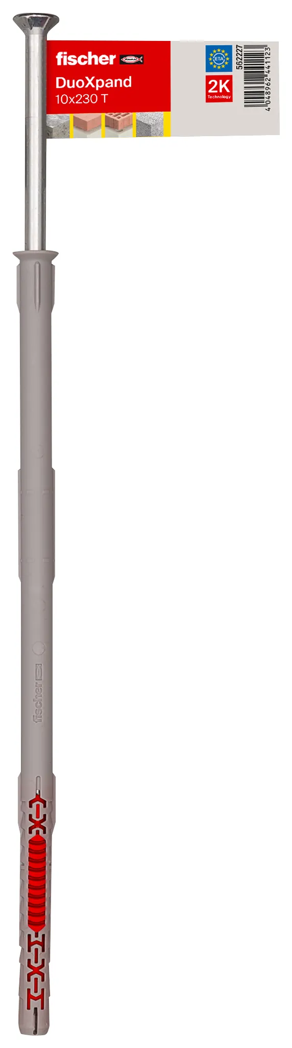 fischer Langschaftdübel DuoXpand 10 x 230 T Senkkopfschraube