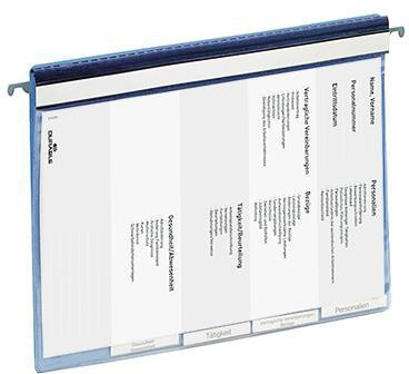 DURABLE Personalhefter DIN A4 255406 5fach Unterteilung blau