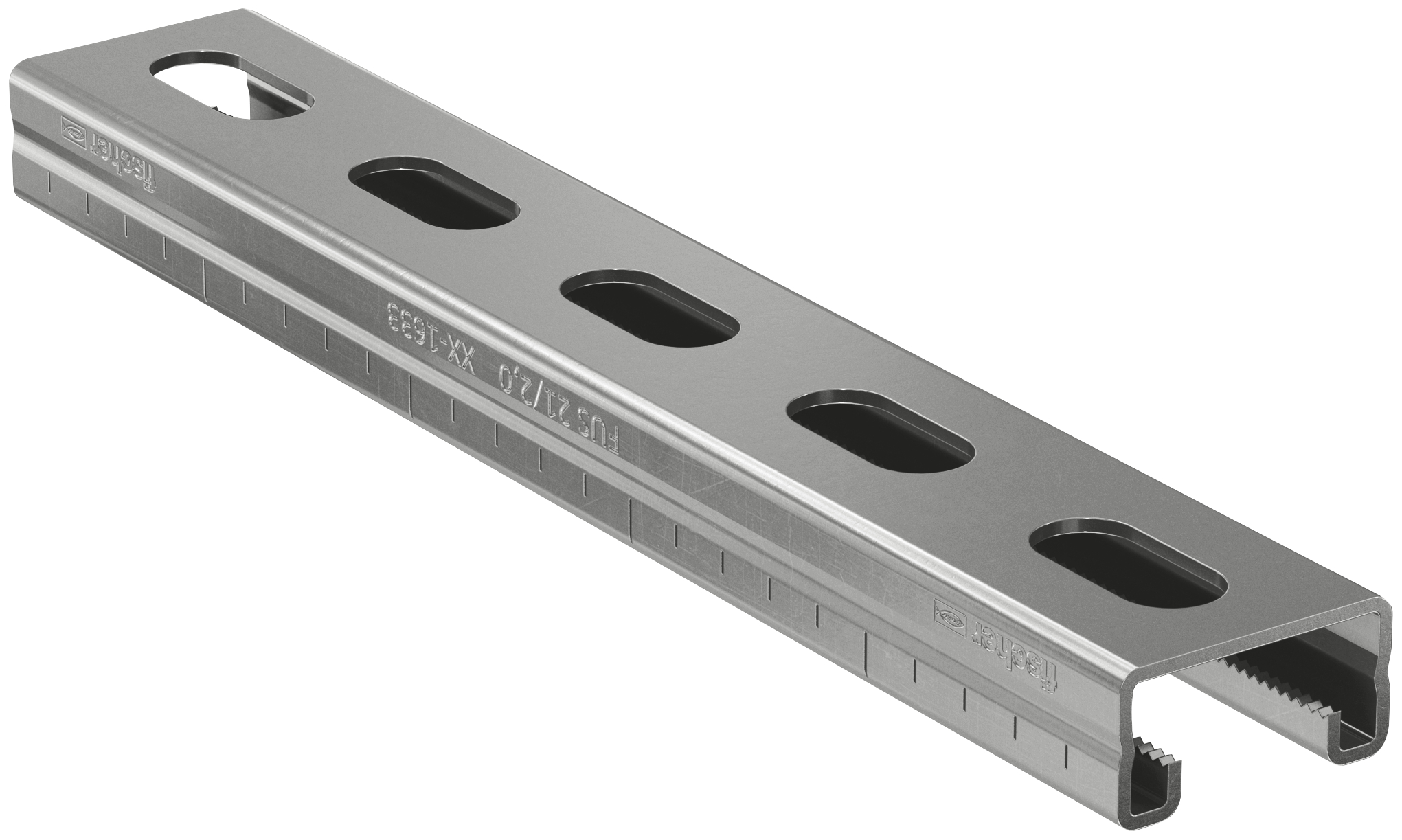 fischer Montageschiene FUS 21/2,0 - 6 m nicht rostender Stahl A2