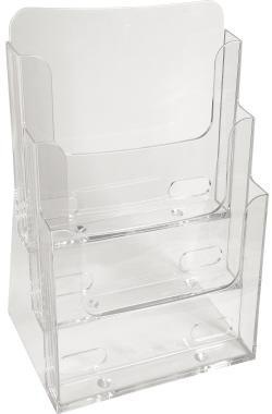 Exacompta Prospekthalter 74158D 3Fächer A4