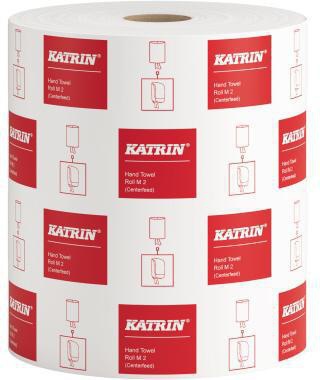 Katrin Handtuchrolle M2 481911 2lg. 500Bl. 20,5x30cm ws 6Rl.