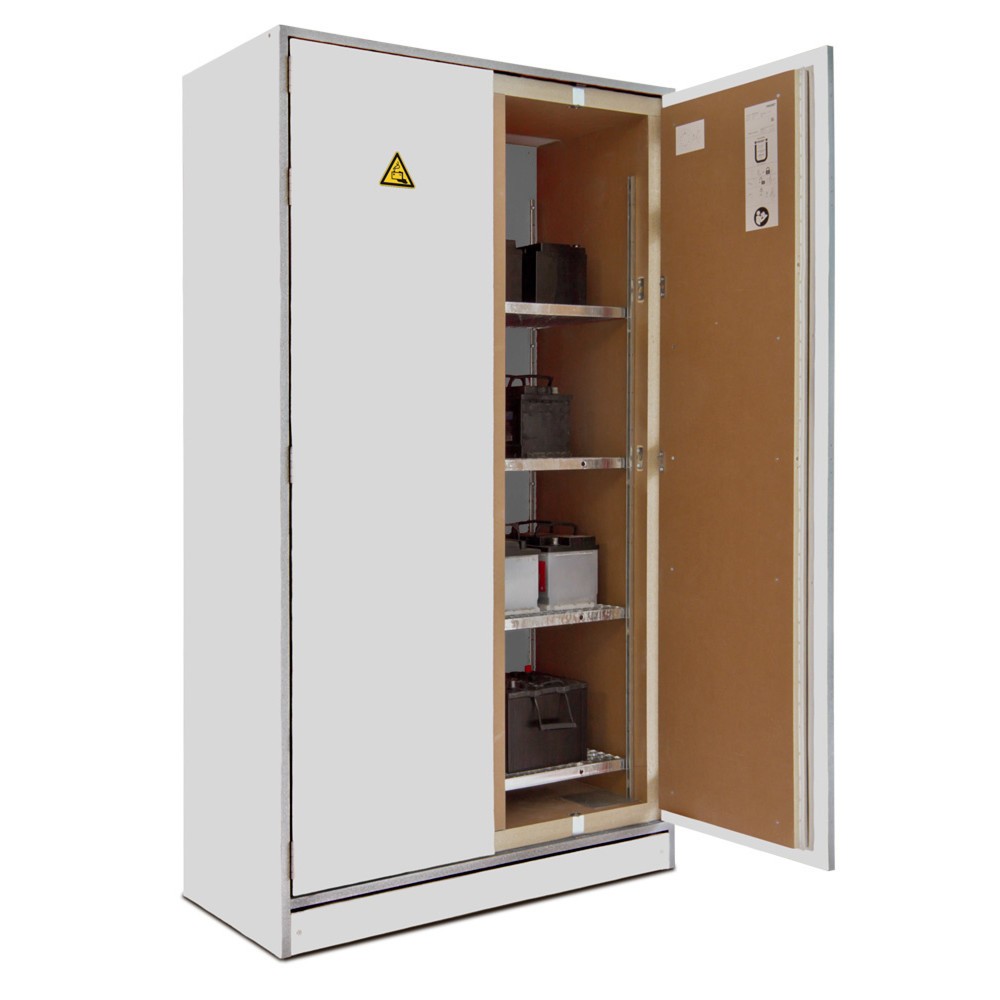 Steinbock® Akku-Sicherheitsschrank für Lithium-Ionen-Batterien, 2-flügelig