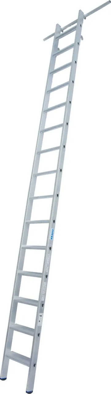 Krause STABILO Stufen-RegalLeiter für Rundrohr-Schienenanlage einhängbar 1x15 Stufen