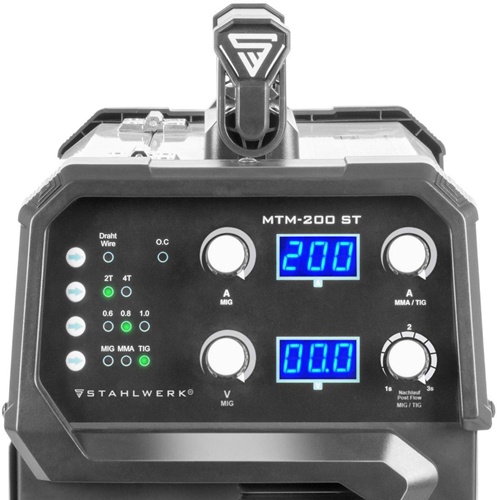 Inverterschweißgerät MTM-200 ST Einzelgerät m.Zub.10-200 A luftg.3m STAHLWERK