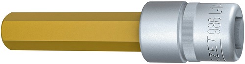 Steckschlüsseleinsatz 986L-14 1/2 Zoll Innen-6-kant SW 14mm L.100mm HAZET
